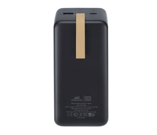 RIVACASE Powerbank VA1084 40000 mAh 65W czarny - 1503815 - zdjęcie 2
